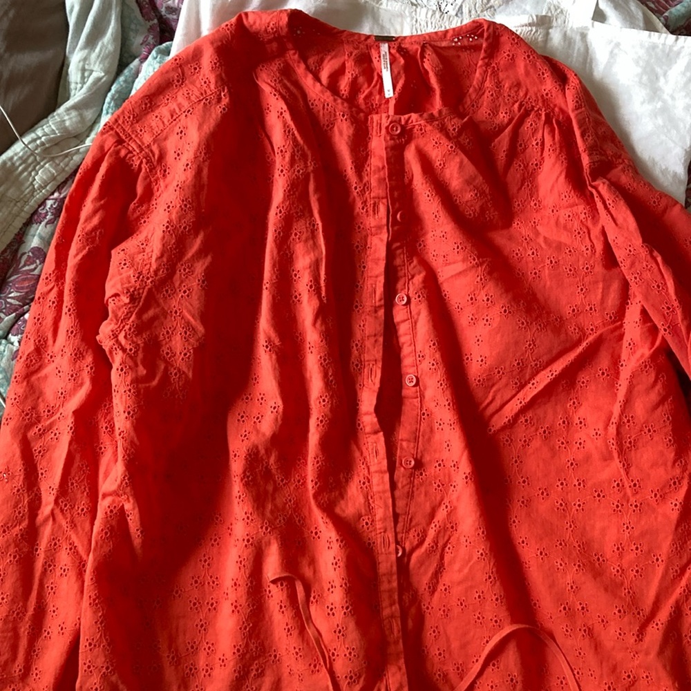Free People button down blouse